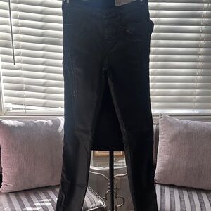 Diesel Black Skinny Zip Pockets Pants
